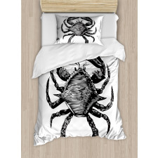 Crustacean Family Artwork Duvet Cover Set