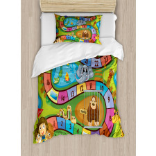 Day in Zoo Duvet Cover Set