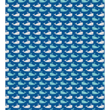 Bicolor Ocean Animals Duvet Cover Set