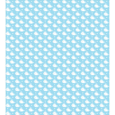 Blue Baby Shower Design Duvet Cover Set