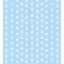 Polka Dots Blue and White Duvet Cover Set