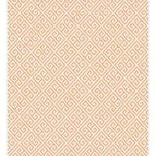 Frieze Pastel Orange Duvet Cover Set