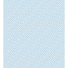 Pale Blue Maze Tile Duvet Cover Set