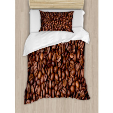 Roasted Coffee Grains Duvet Cover Set