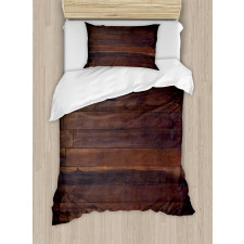 Aged Dark Timber Duvet Cover Set