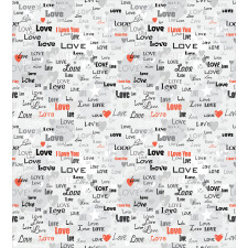 I Love You Hearts Duvet Cover Set