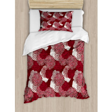 Chrysanthemums Duvet Cover Set