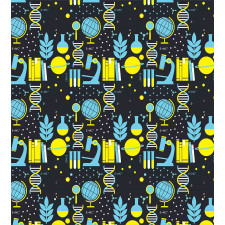 Science Class Pattern Duvet Cover Set