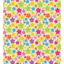 Sixties Hippie Flowers Duvet Cover Set