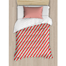 Bicolor Stripes Duvet Cover Set