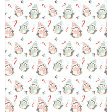 Christmas Penguins Duvet Cover Set