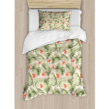 Hawaiian Aloha Hibiscus Duvet Cover Set