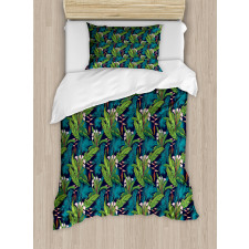 Tropical Jungle Pattern Duvet Cover Set