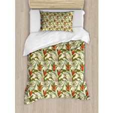 Romantic Aloha Vintage Duvet Cover Set