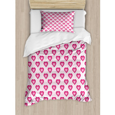 Hearts Cartoon Duvet Cover Set