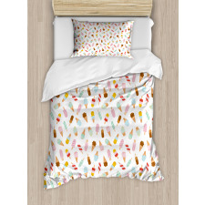 Doodle Diary Desserts Duvet Cover Set