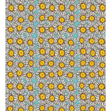 Sketch Daisies Duvet Cover Set