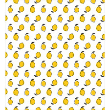 Doodle Lemons Duvet Cover Set
