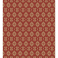 Bicolor Winter Design Duvet Cover Set