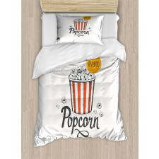 Sketch Popcorn Duvet Cover Set