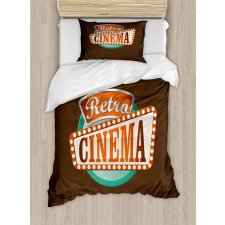 Retro Cinema Duvet Cover Set