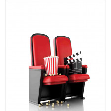 3D Theater Seats Duvet Cover Set