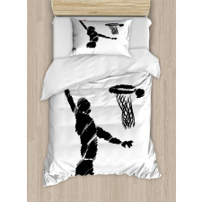 Basketball Player Artwork Duvet Cover Set