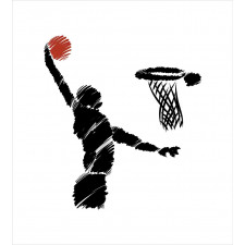 Basketball Player Artwork Duvet Cover Set
