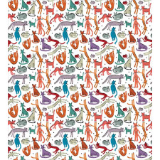 Colorful Sketch Composition Duvet Cover Set