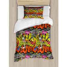 Hip Hop Culture Design Duvet Cover Set