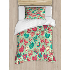 Colorful Love Cheers Duvet Cover Set