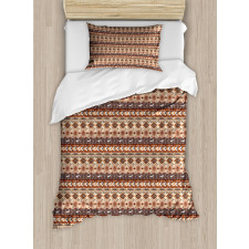 Indigenous Art Borders Duvet Cover Set