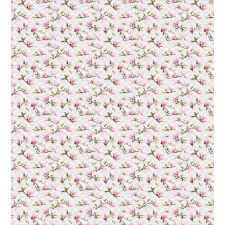 Magnolia Flower Pattern Duvet Cover Set