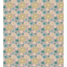Oriental Floral Pattern Duvet Cover Set