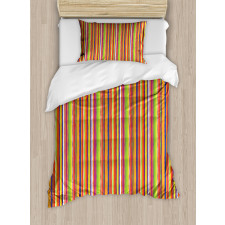 Barcode Style Lines Duvet Cover Set