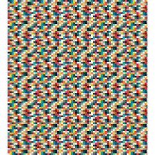 Colorful Squares Grid Duvet Cover Set