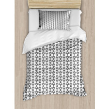 Tribal Sqaures Pattern Duvet Cover Set