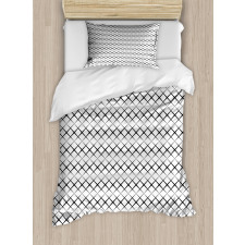 Grid Lines Duvet Cover Set