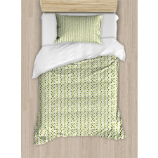 Green and Grey Shades Duvet Cover Set