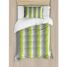 Wavy Vertical Stripes Duvet Cover Set