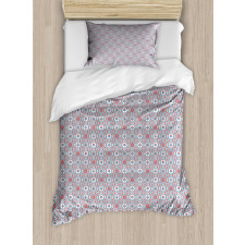 Abstract Blooming Leaves Duvet Cover Set
