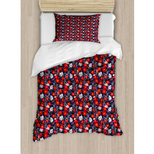 Colorful Style Petals Duvet Cover Set