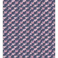 Pink Asters Romantic Duvet Cover Set