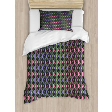 Herringbone Motifs Duvet Cover Set