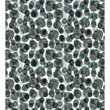Abstract Dots Foliage Duvet Cover Set