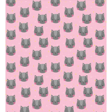 Greyscale Pet Portrait Duvet Cover Set