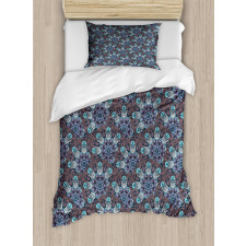 Swirls and Spirals Motif Duvet Cover Set