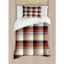 Colorful Quilt Motif Abstract Duvet Cover Set
