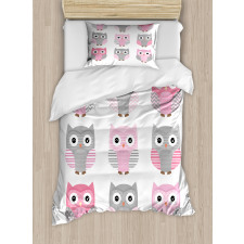 Owl Animals Duvet Cover Set