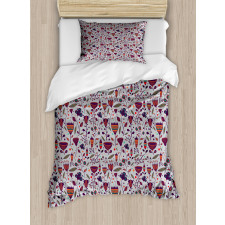 Blossoming Field Art Duvet Cover Set